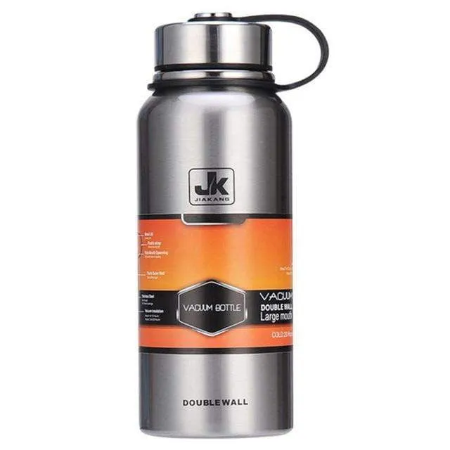 600ml / 1000ml / 1500ml JK Double Wall Stainless Steel Thermal Water Bottle Vacuum Flask