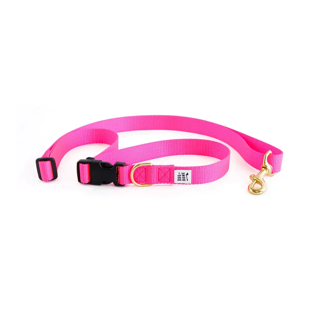 Adjustable Leash - Hot Pink