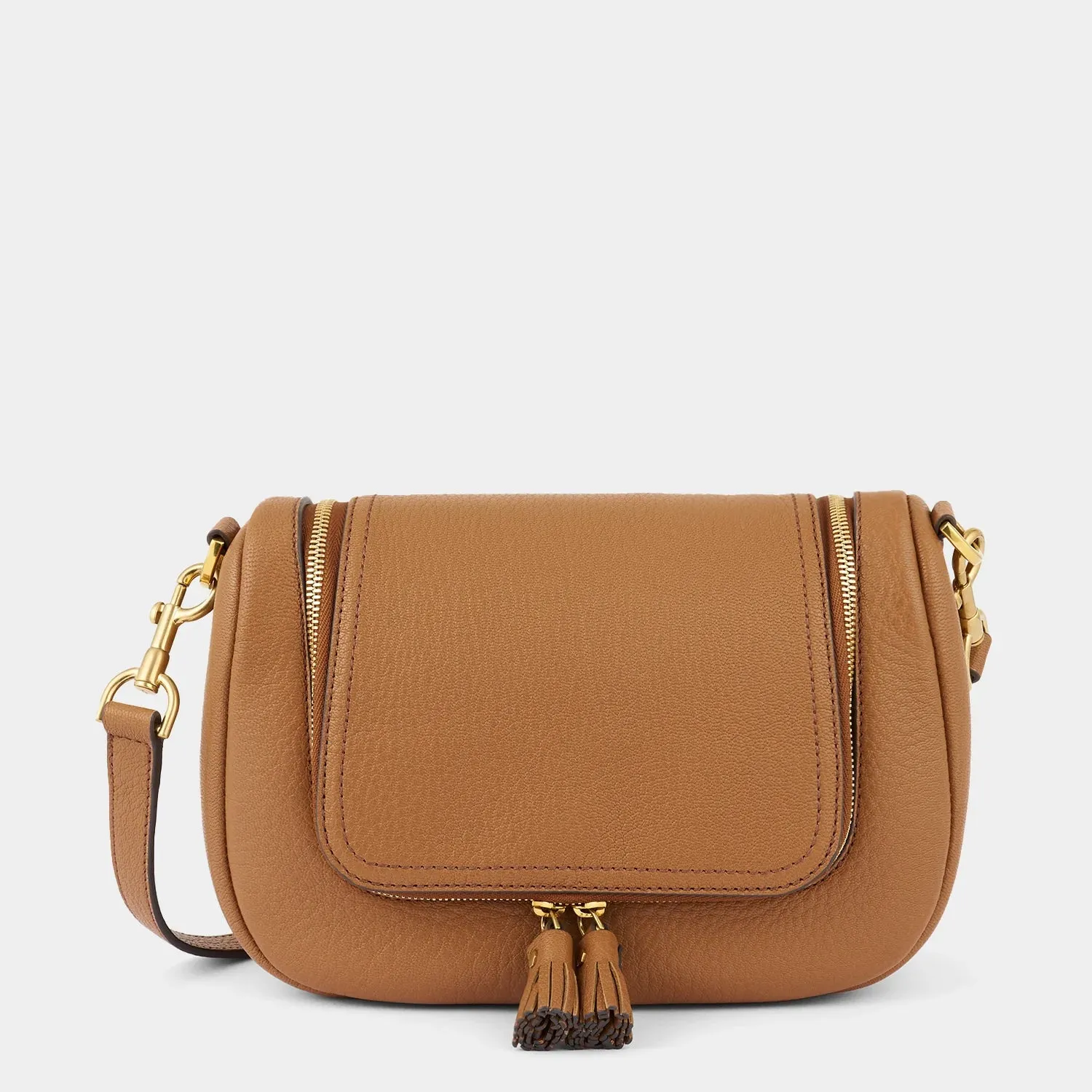 AH Vere Small Satchel in Pecan