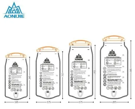 AONIJIE Water Pack SD12 1 - 3 Liter