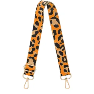 Bag Strap | Orange Leopard