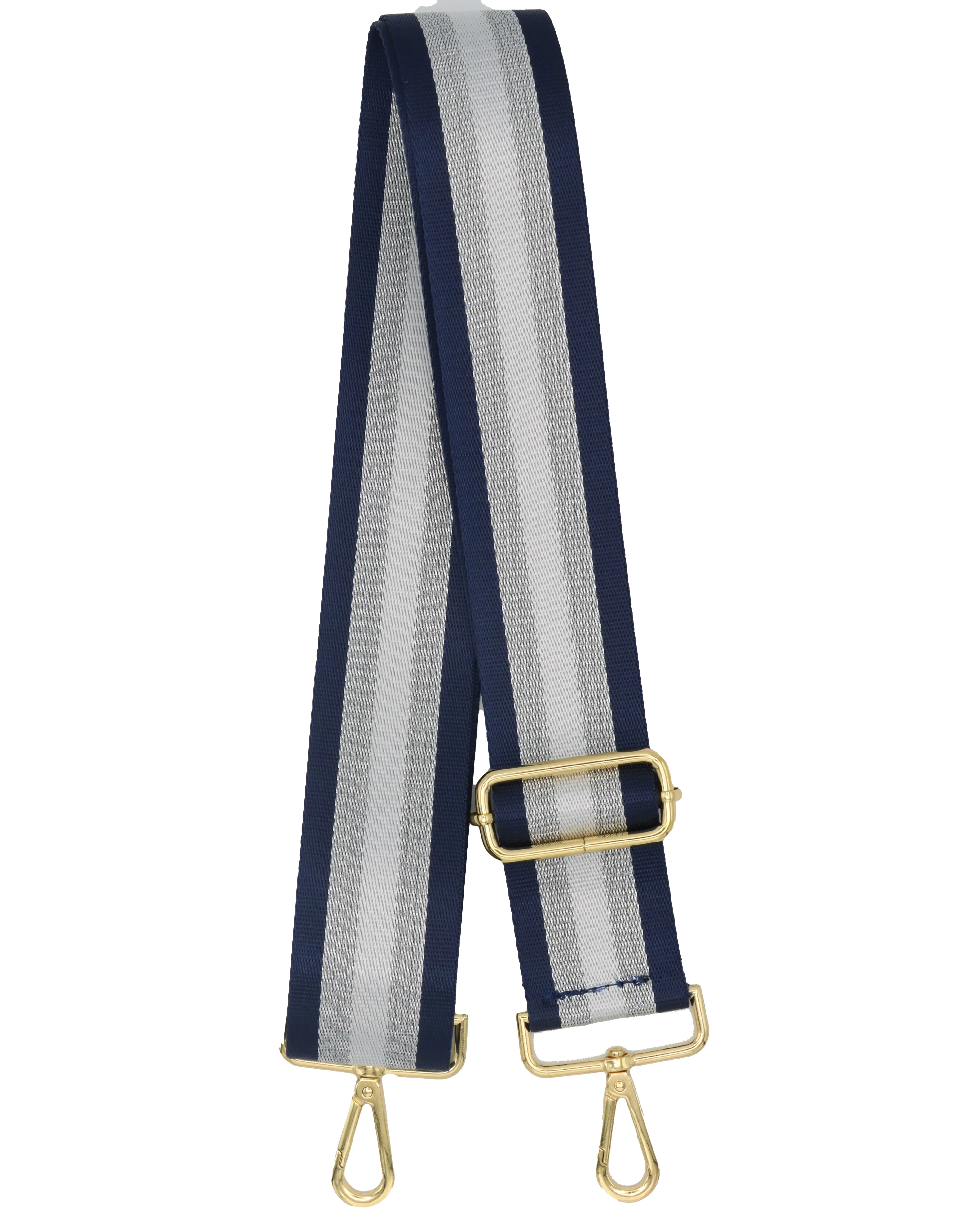 Bag Strap Silver Stripe