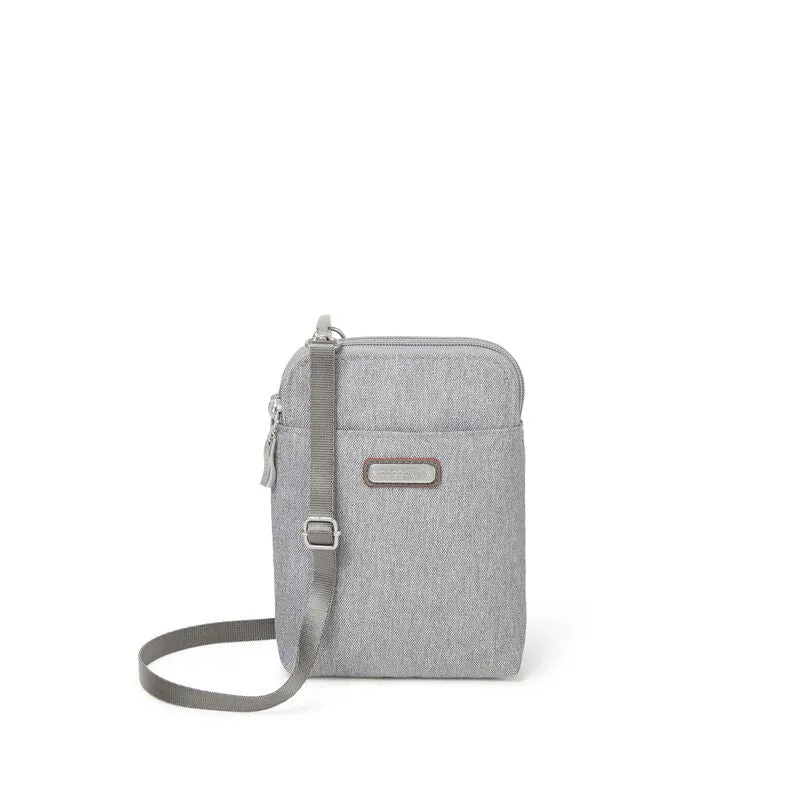 Baggallini Take Two RFID Bryant Crossbody in Stone Heritage