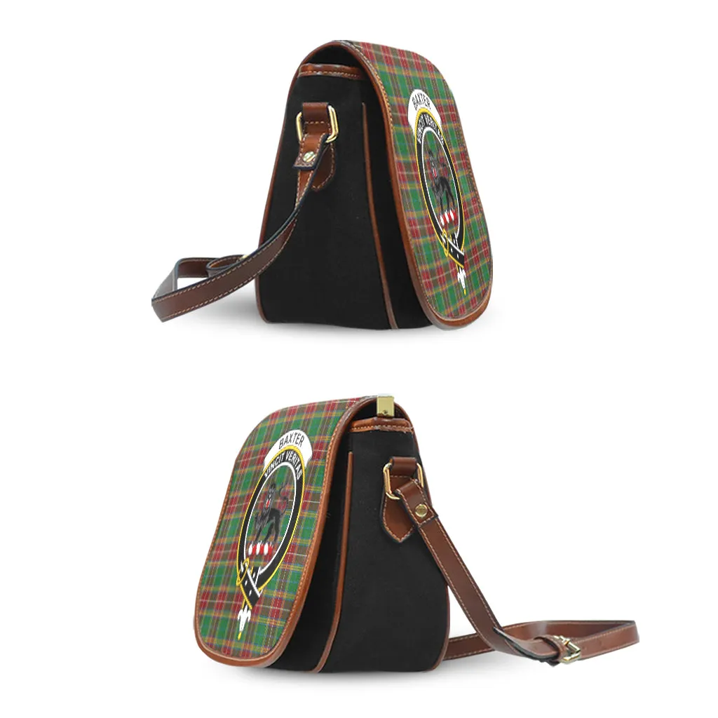 Baxter Tartan Saddle Bag with Family Crest