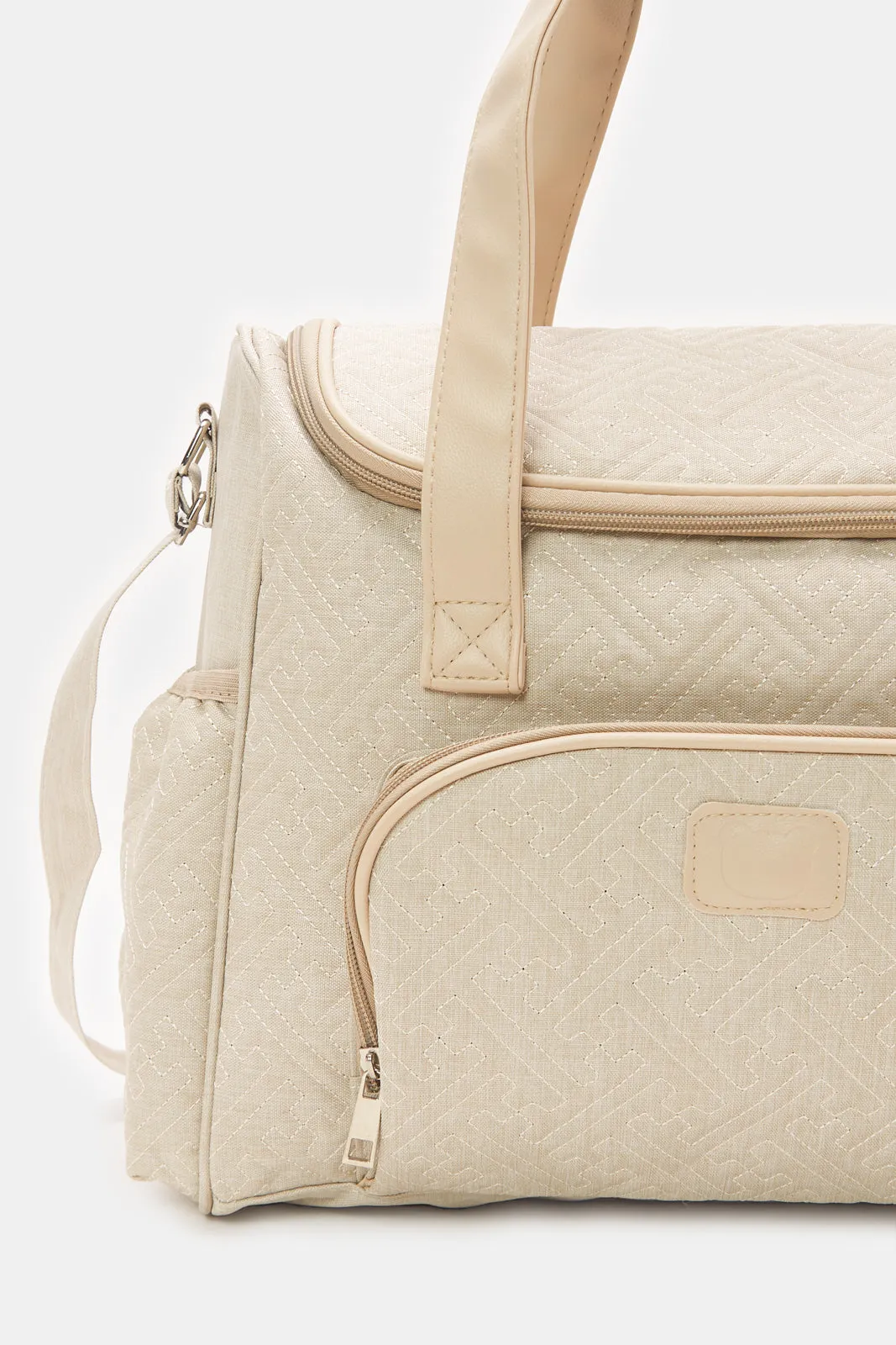 Beige Diaper Bag