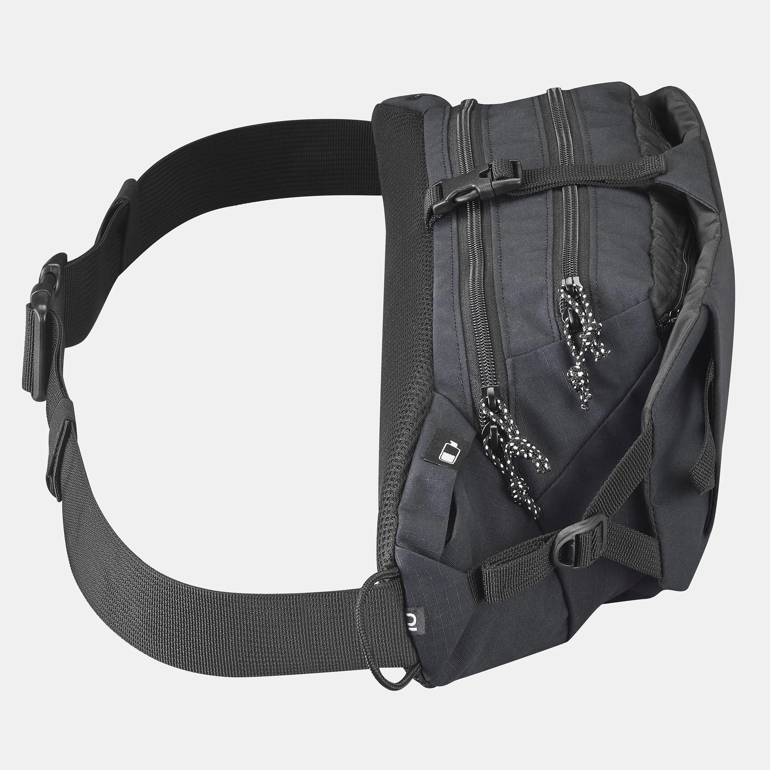 Belt bag Forclaz Travel 7 l, black