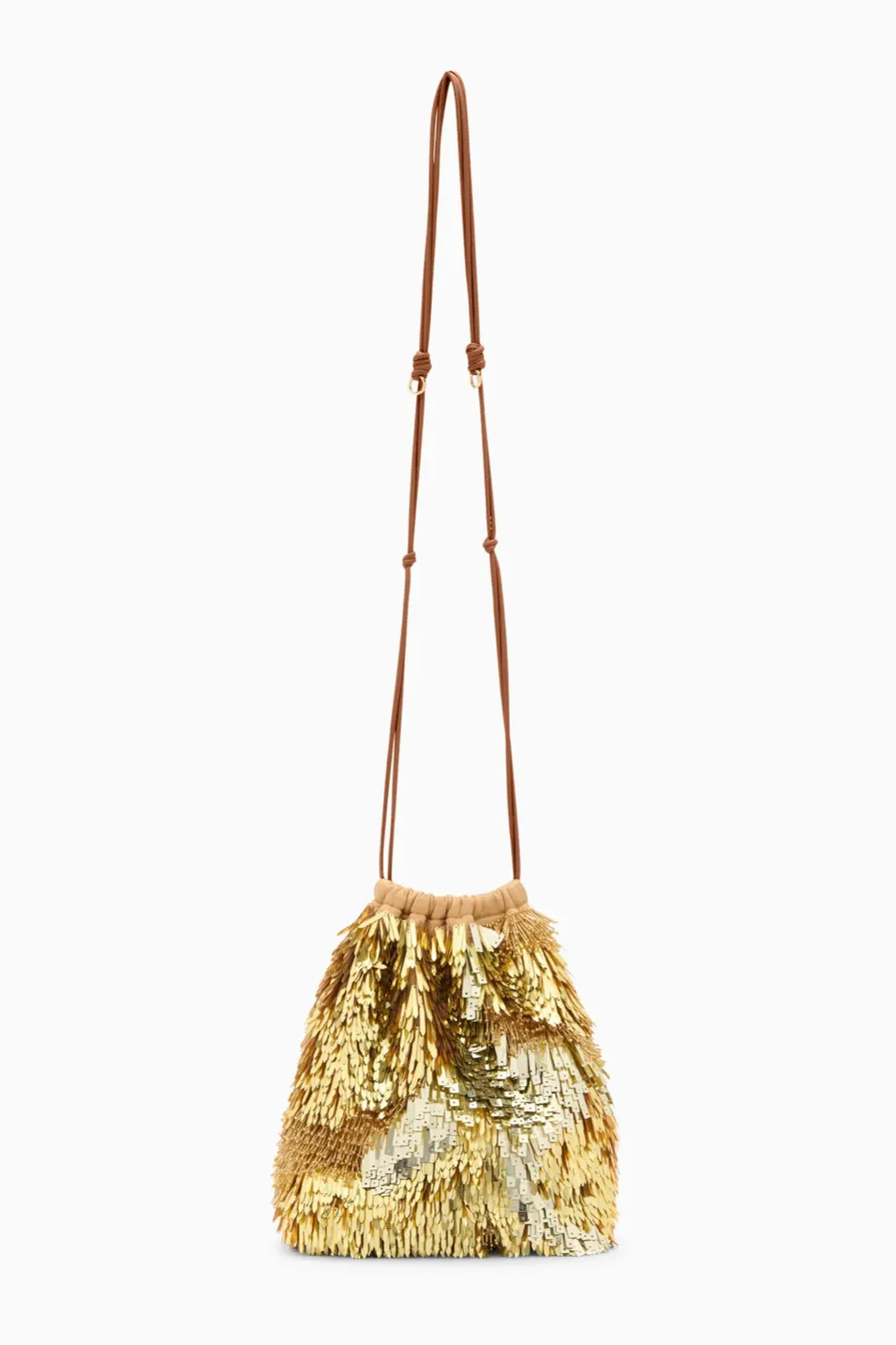 Celeste Paillette Drawstring Bag