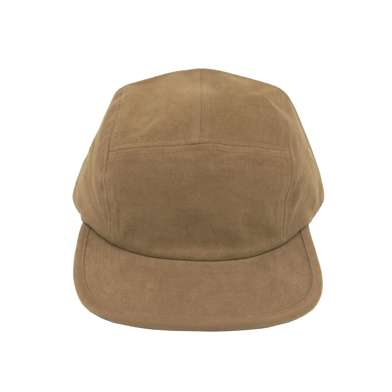 Cotton Camp Cap Lightweight 5 Panel Flat Bill Trail Hat MU21389