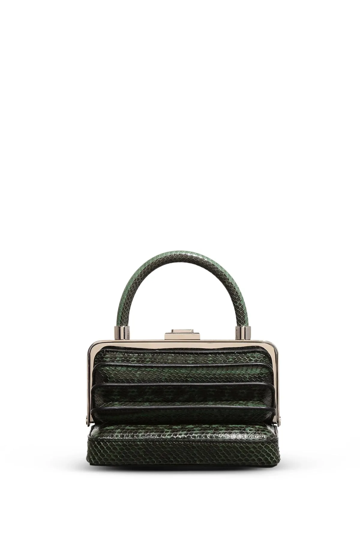 Diana Bag in Green Snakeskin