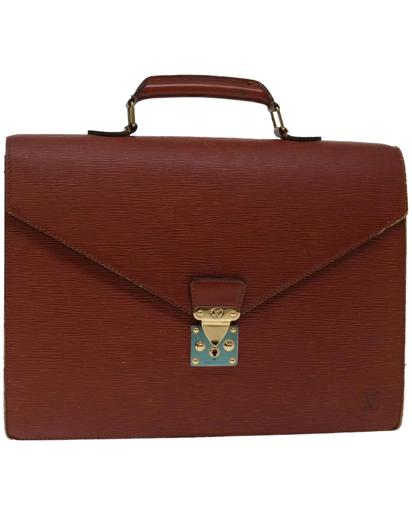 Epi Leather Briefcase with Detachable Strap