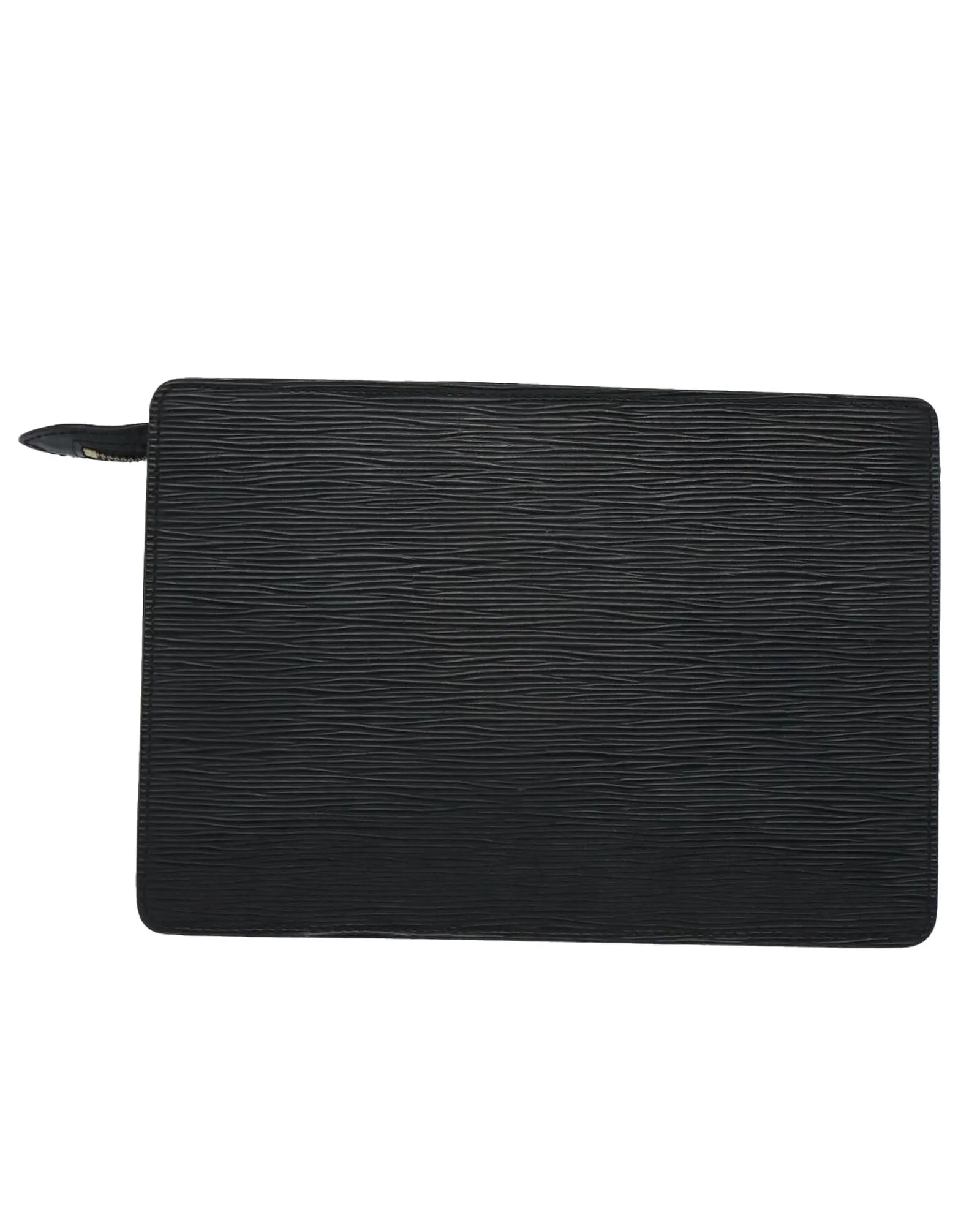 Epi Leather Clutch Bag with Minimalist Design