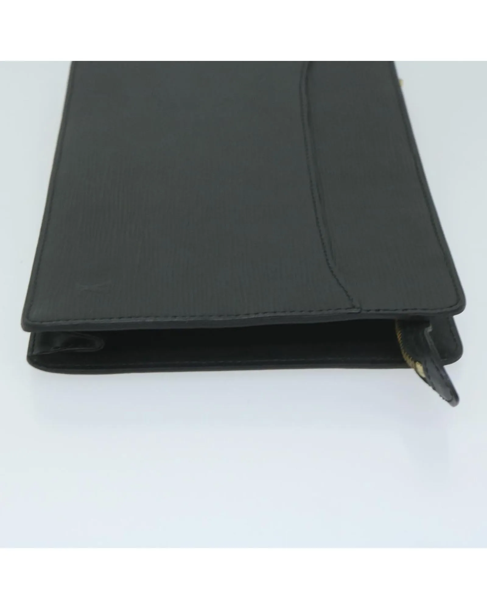 Epi Leather Clutch Bag with Minimalist Design