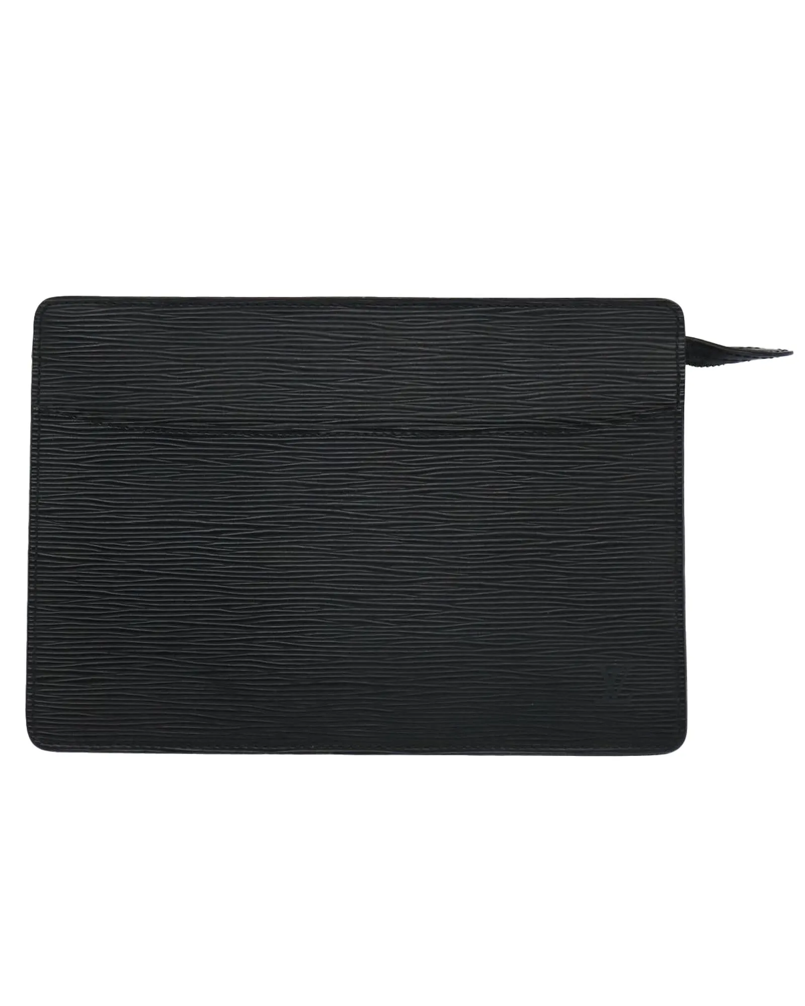 Epi Leather Clutch Bag with Minimalist Design