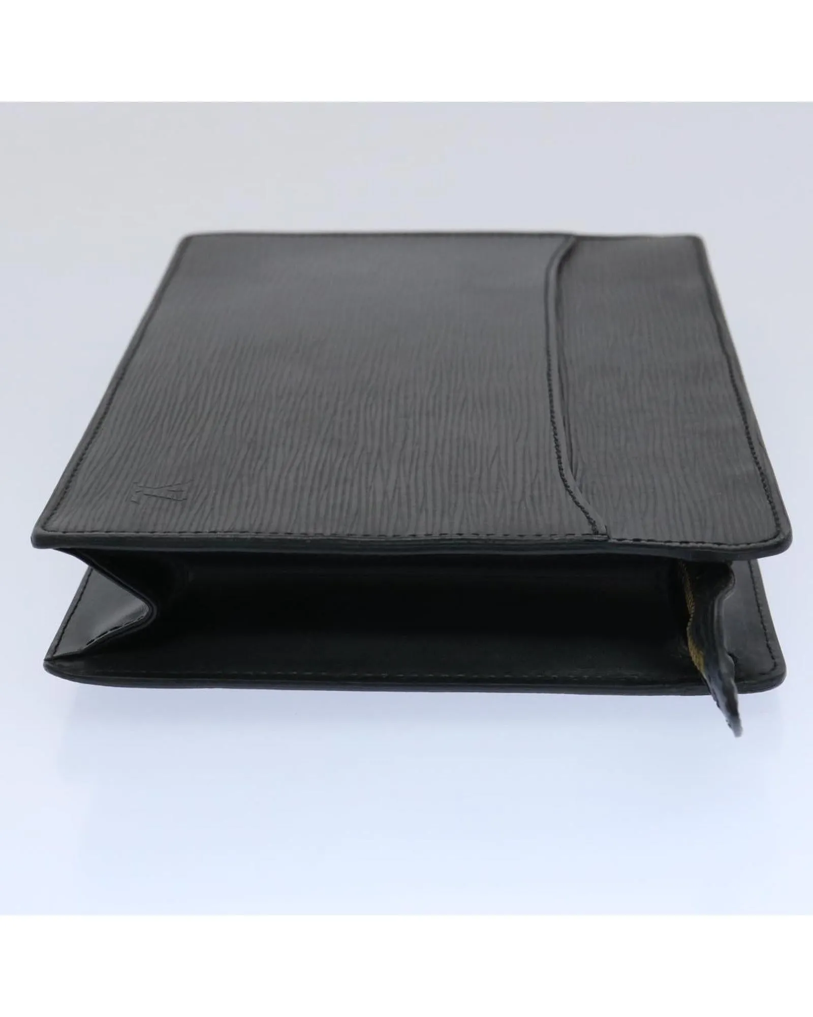 Epi Leather Clutch Bag with Minimalist Design