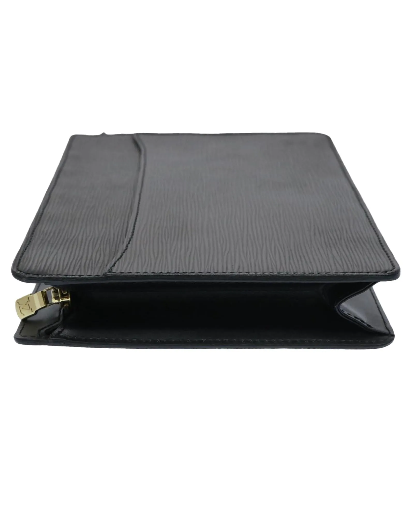 Epi Leather Clutch Bag with Minimalist Design