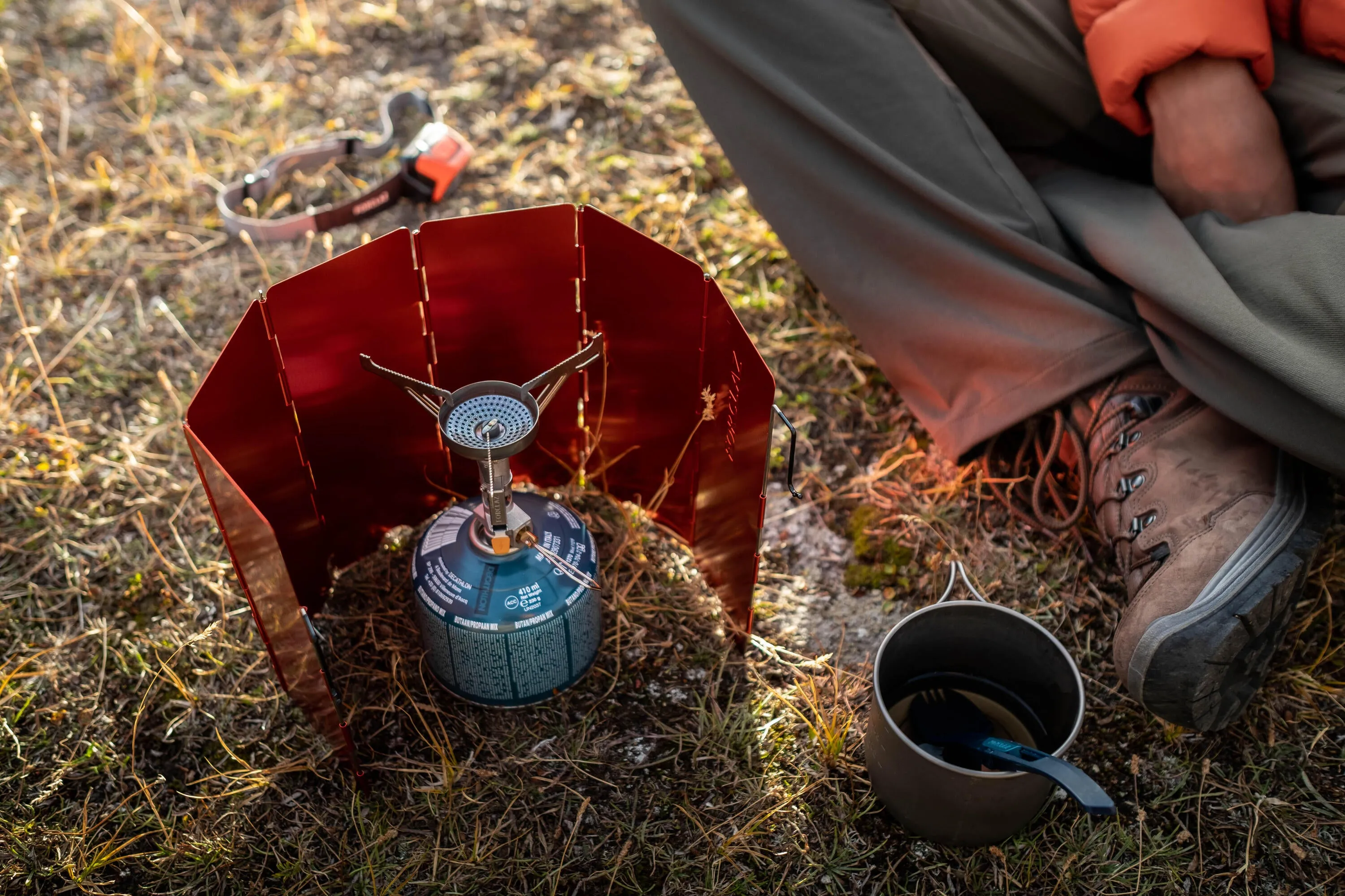 Forclaz MT500 Lightweight Compact Backpacking Stove with Piezo