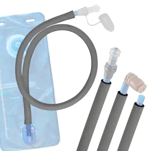 Gray Insulated Drink Tube Hose Cover