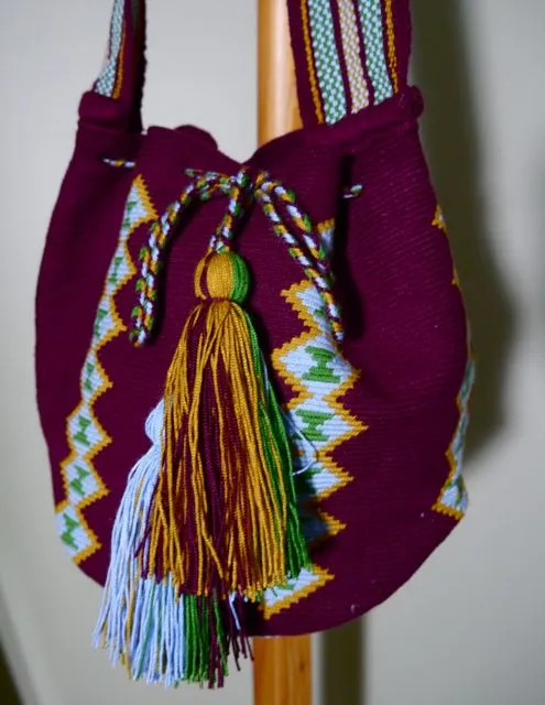 Handmade Colombian Wayuu Mochila Bucket Shoulder Bags