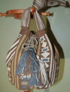 Handmade Colombian Wayuu Mochila Bucket Shoulder Bags