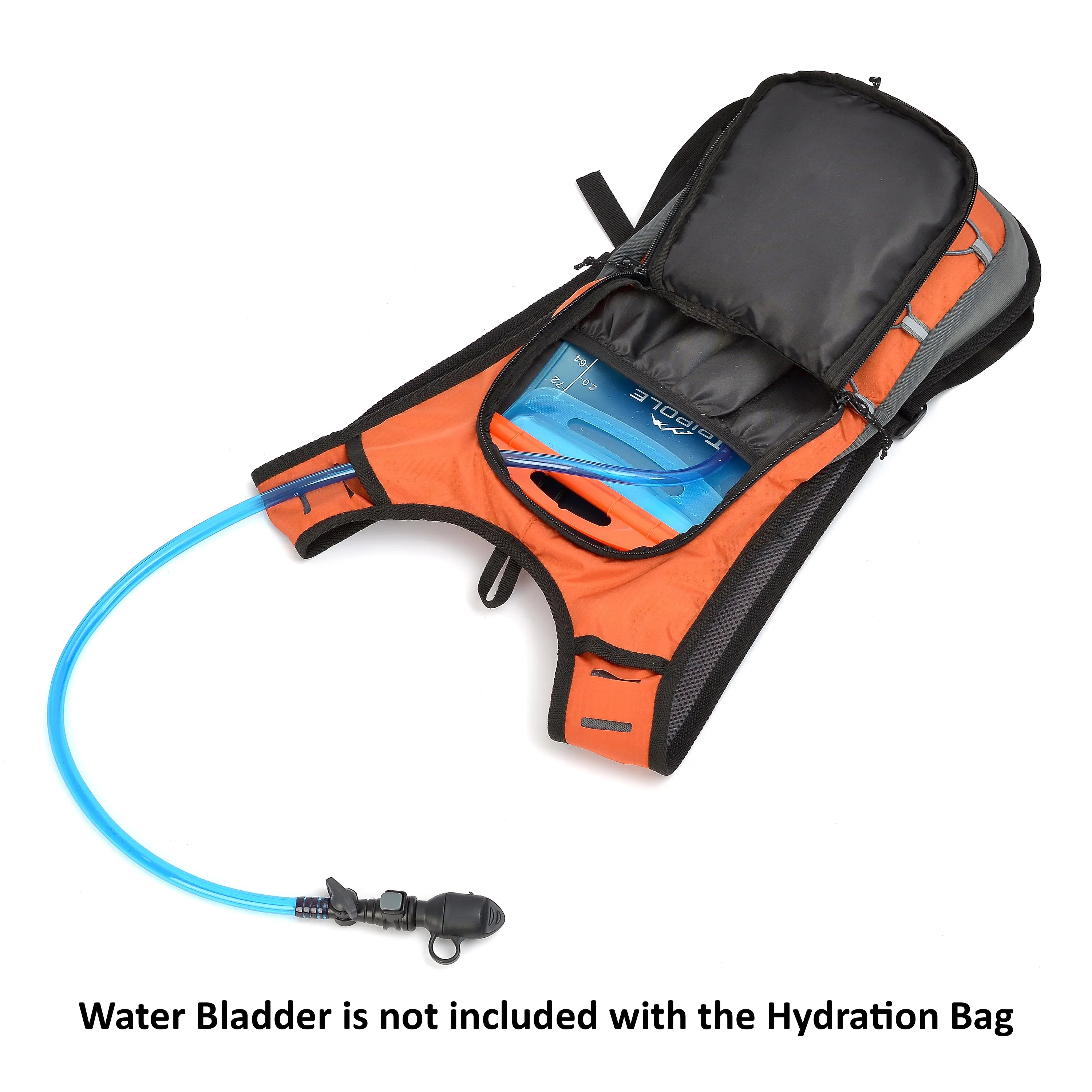 Hydration Backpacks Orange Color 2 litres for Cycling and Trail Running