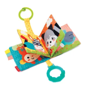 Infantino Link and Squeak Crinkle Animal Book