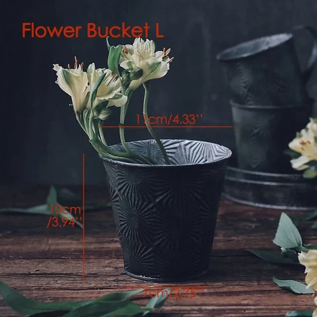 Iron Flower Bucket