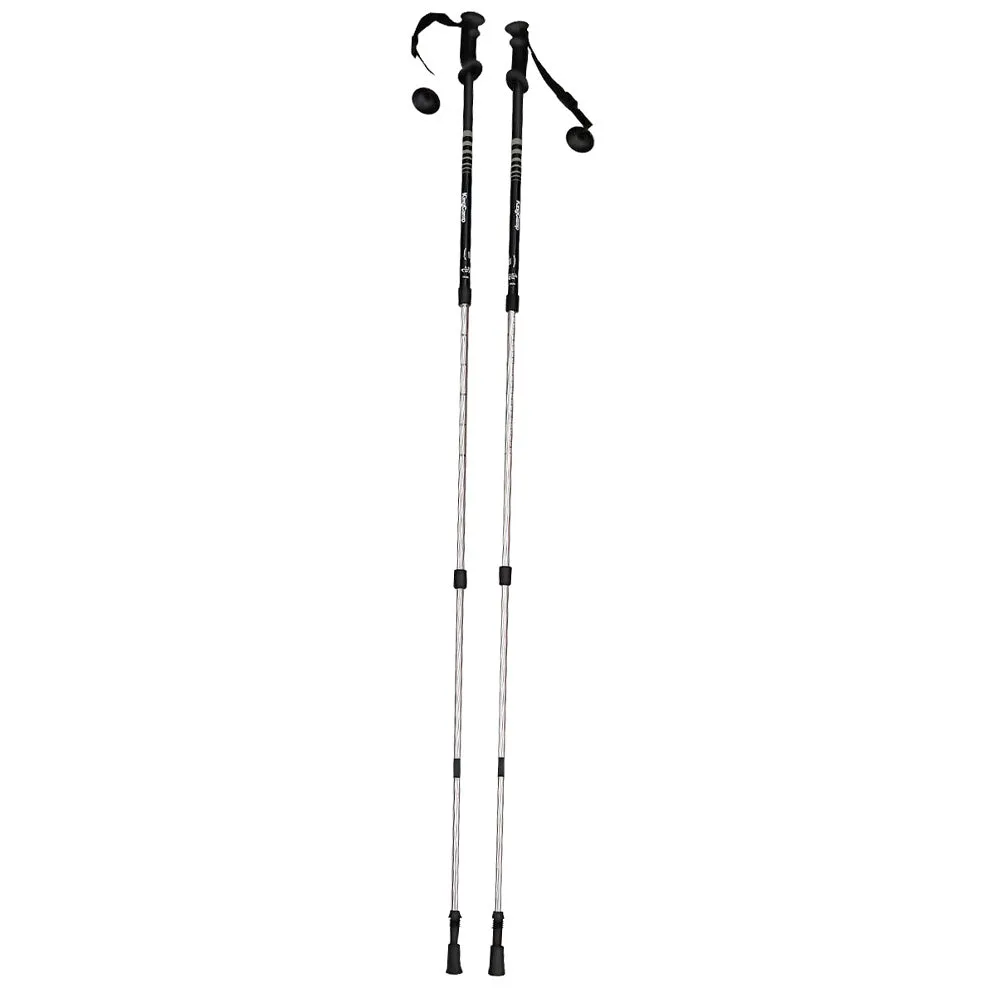 KingCamp Aluminum PP Handle Anti-Shock Lightweight Trail Trekking Pole - by pair