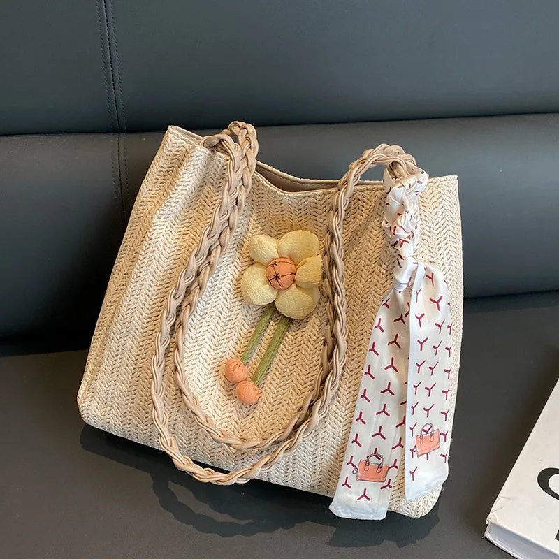 Large-capacity Straw Tote All-match Bag