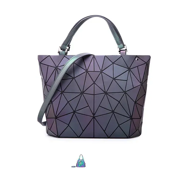 Luminous Sequins Geometric Bags