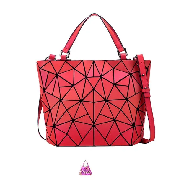 Luminous Sequins Geometric Bags