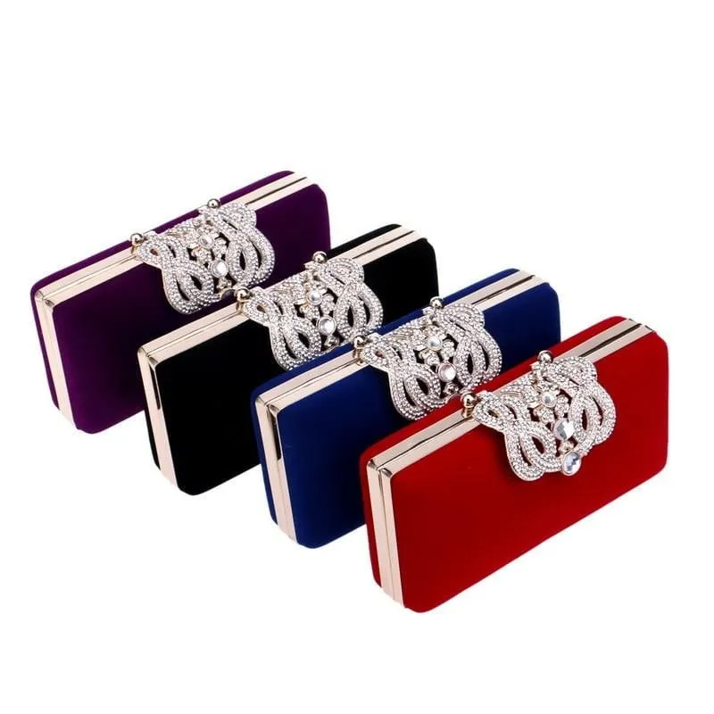 Luxy Moon Clutch Bags for Weddings Crown Snap