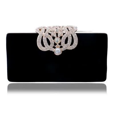 Luxy Moon Clutch Bags for Weddings Crown Snap