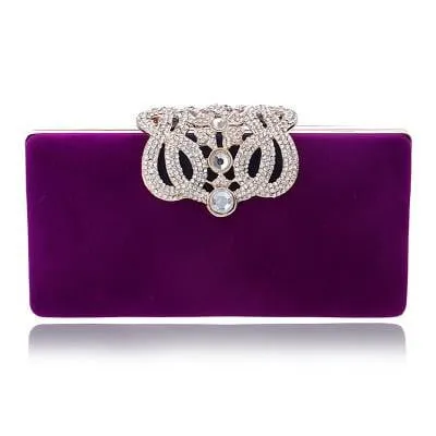 Luxy Moon Clutch Bags for Weddings Crown Snap