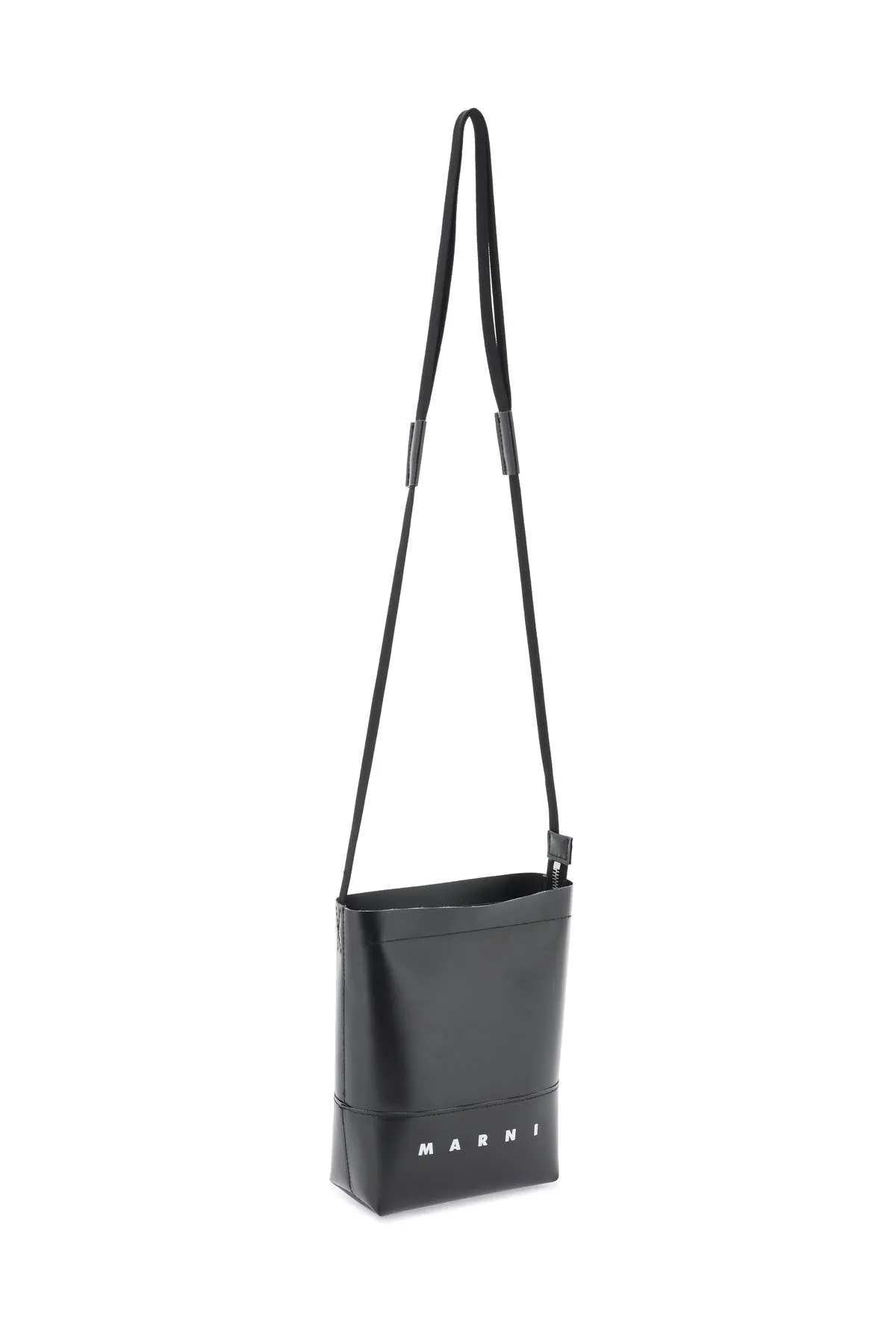 Marni coated canvas crossbody bag