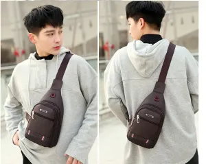 Men Waterproof Hard Wearing Outdoor Cross-Body Shoulder Leisure Bags