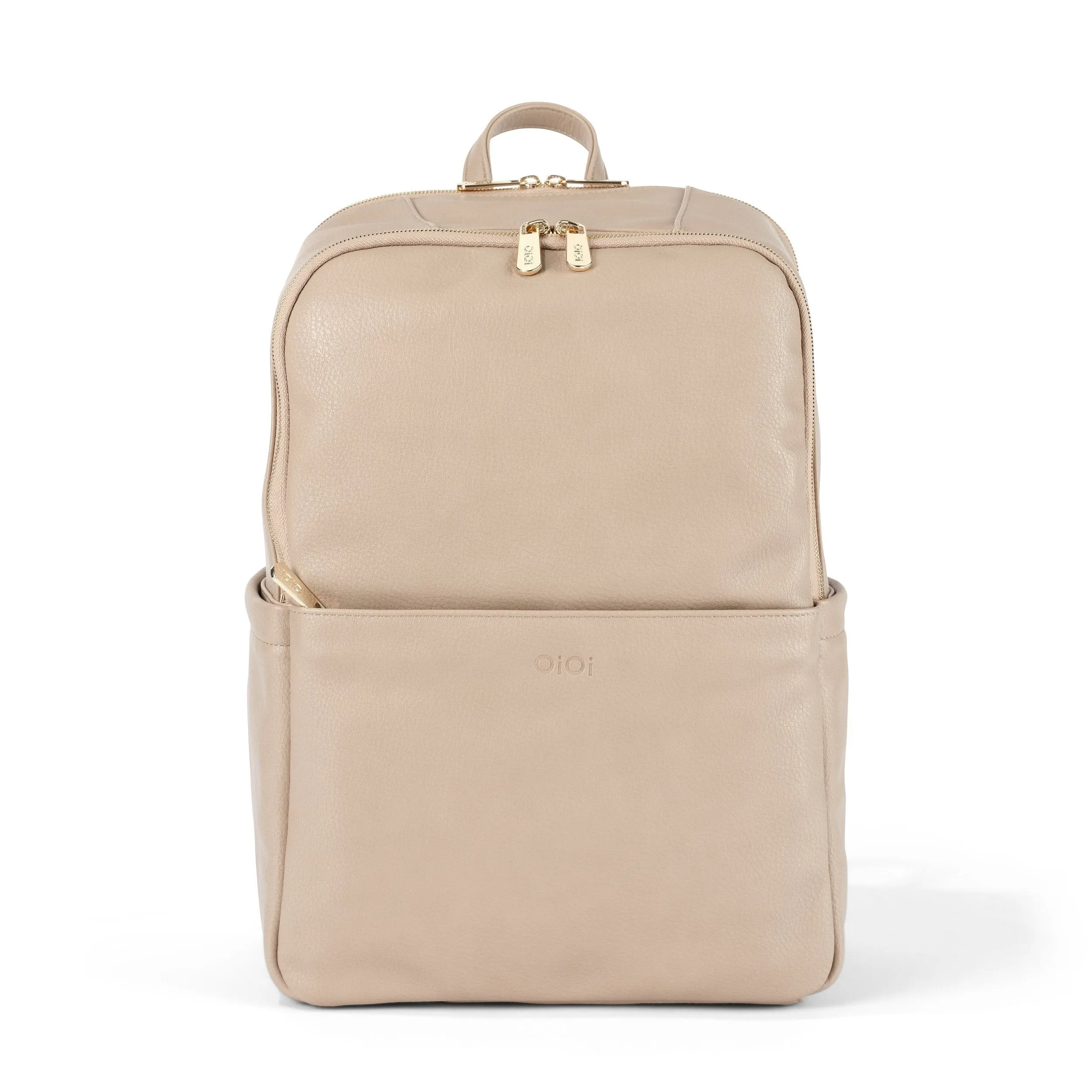 Oioi Multitasker Diaper Backpack - Oat Vegan Leather