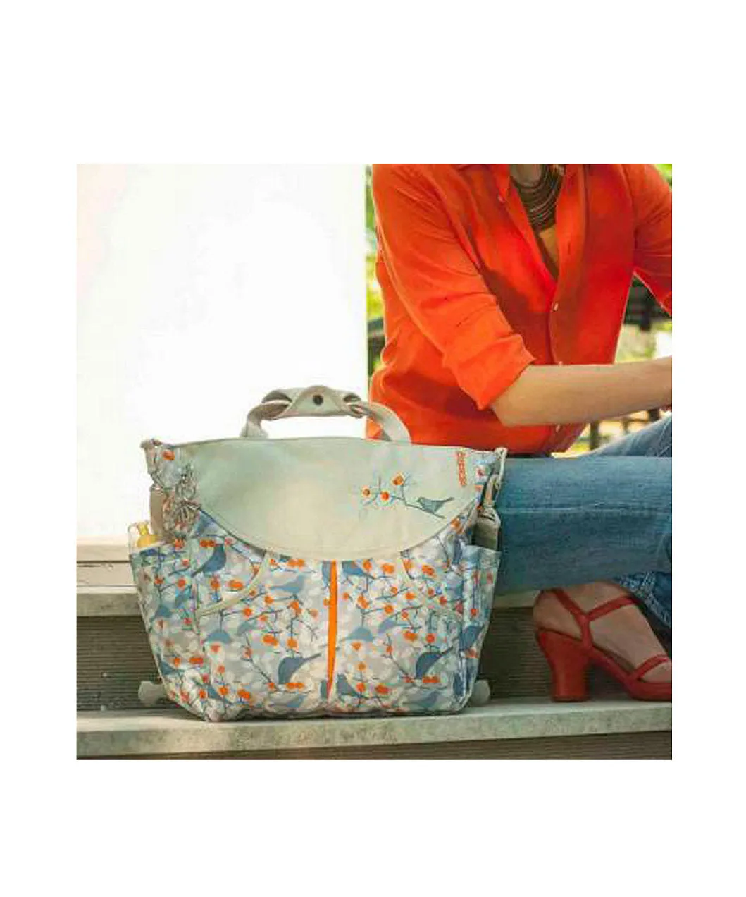 Okiedog Sumo Diaper Bag Orange