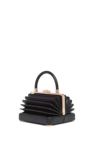 Small Diana Bag in Black Nappa Leather