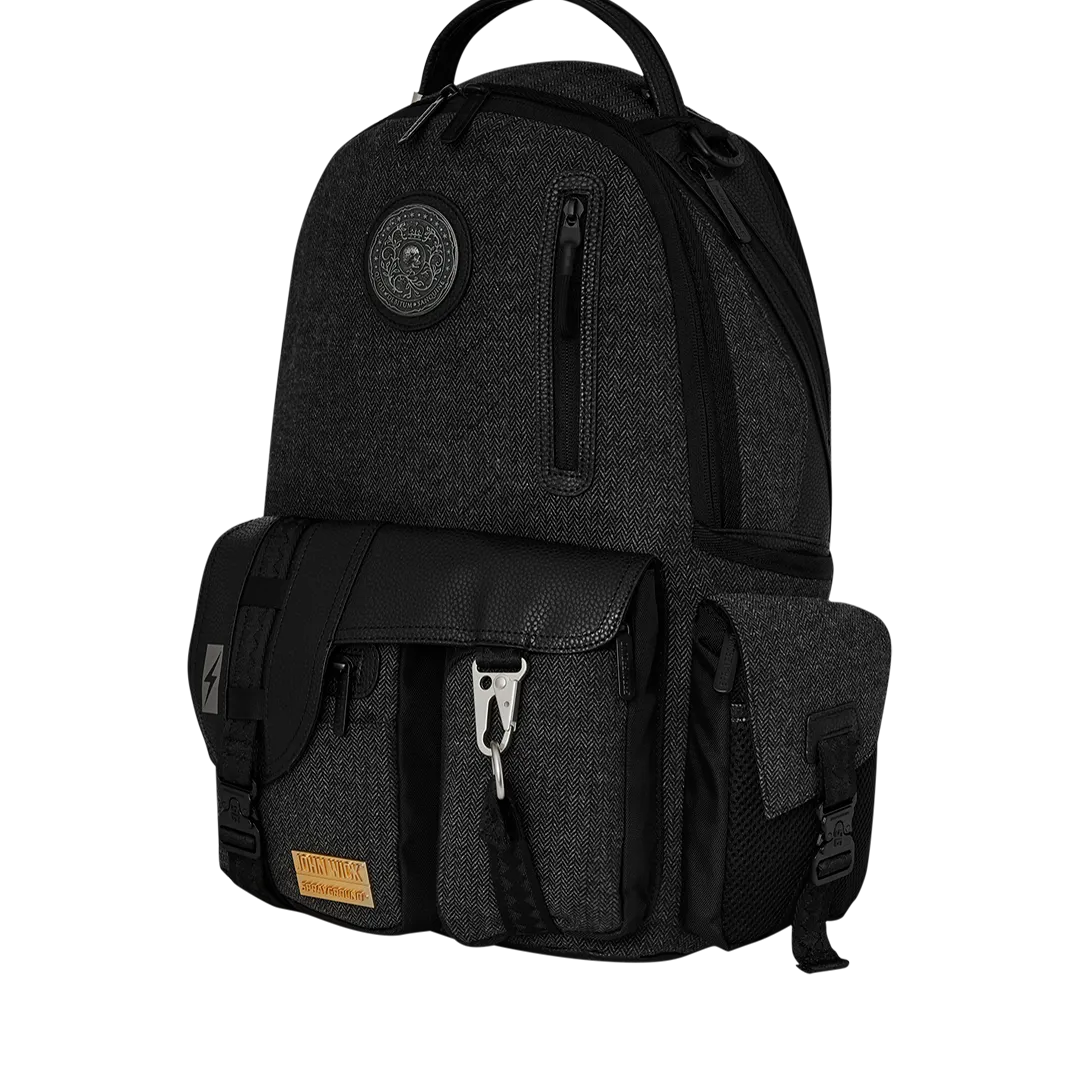 Sprayground John Wick Special Ops Tactical Backpack - Sleek Black & Grey Design