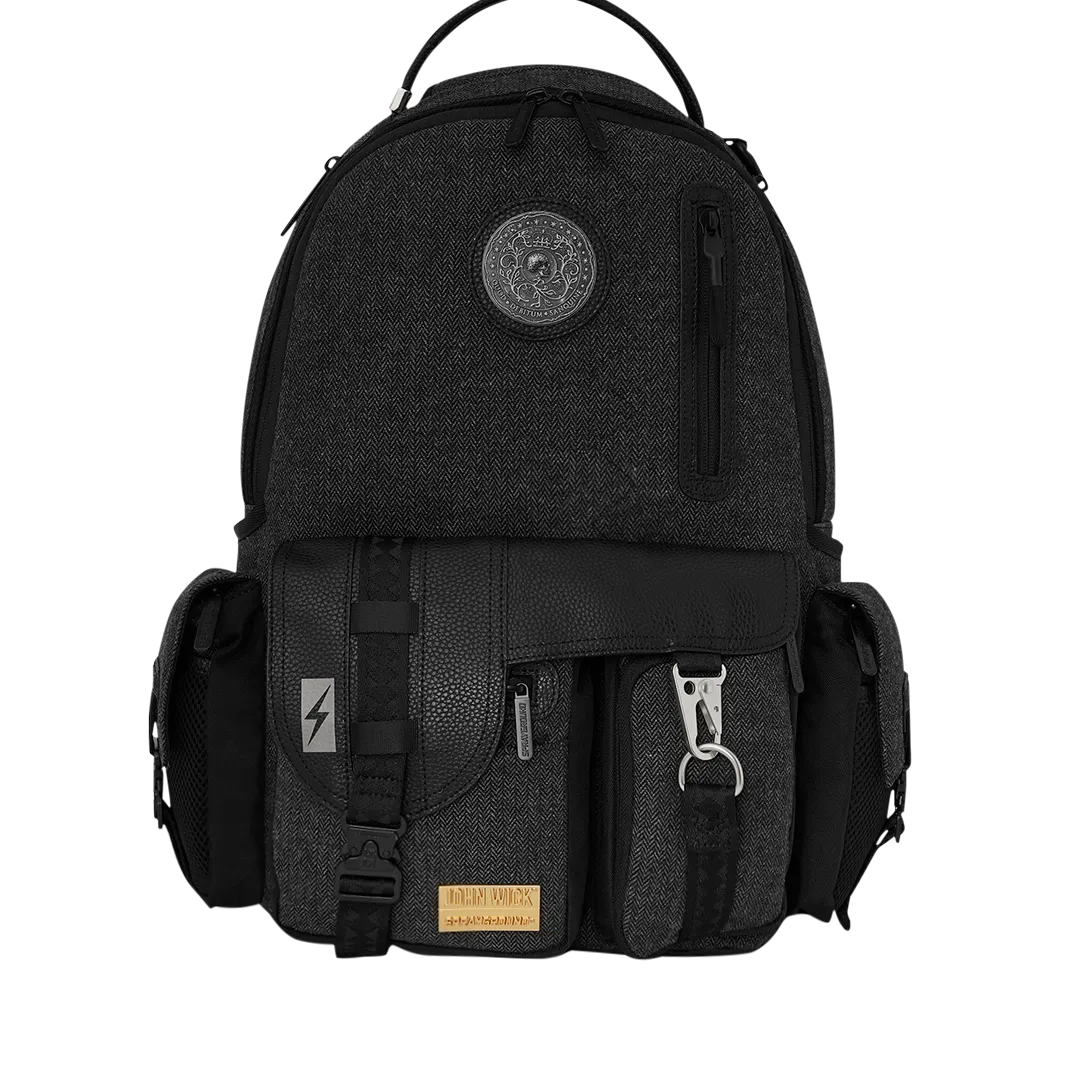 Sprayground John Wick Special Ops Tactical Backpack - Sleek Black & Grey Design