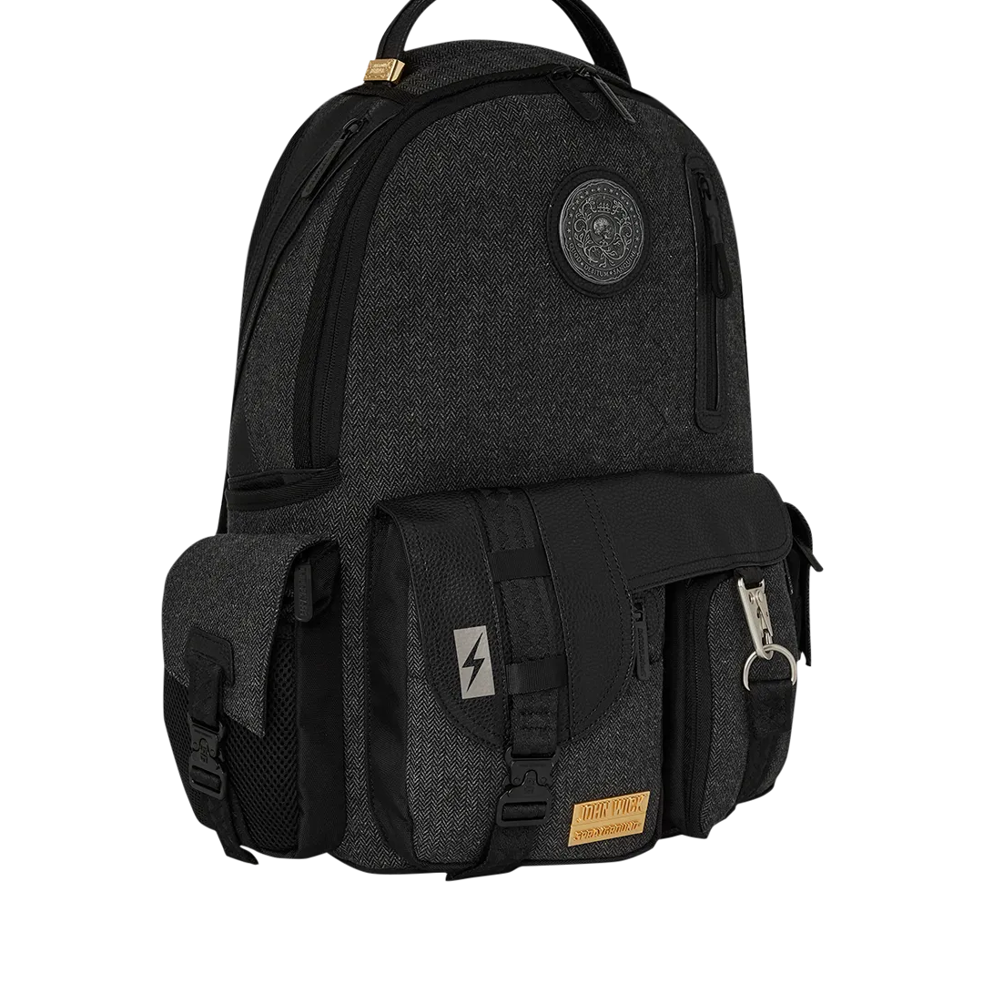 Sprayground John Wick Special Ops Tactical Backpack - Sleek Black & Grey Design