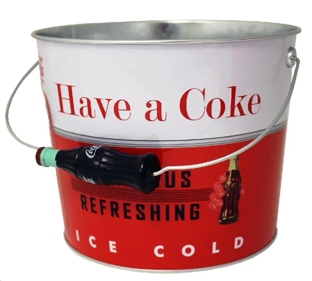 Vintage Coke Beverage Bucket