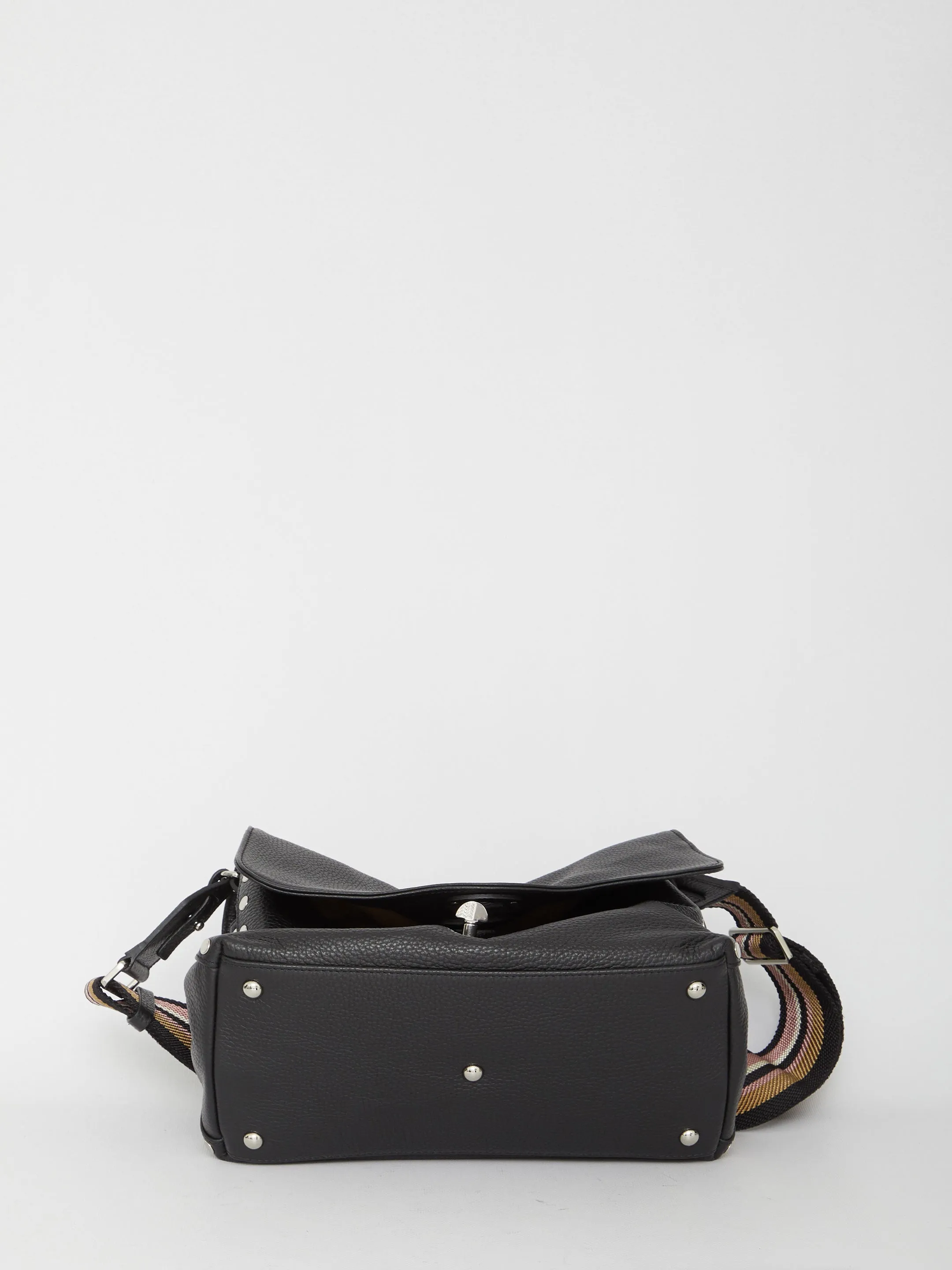 Zanellato Postina Daily S Bag In Black Leather